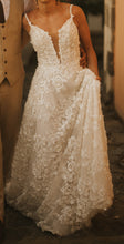 C2023-SSA81 - sleeveless a-line embellished wedding gown