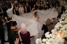 C2024-LSP319 - Vestido de novia transparente de manga larga y talla grande