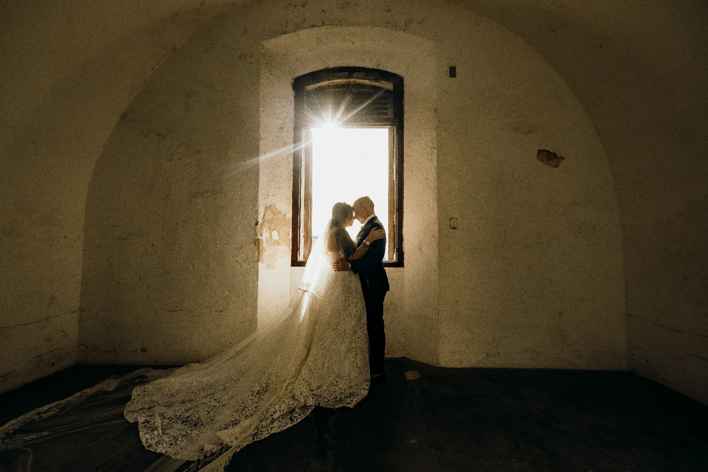 C2024-PS511 - strapless plus size wedding gown with empire waist line and detachable over skirt train