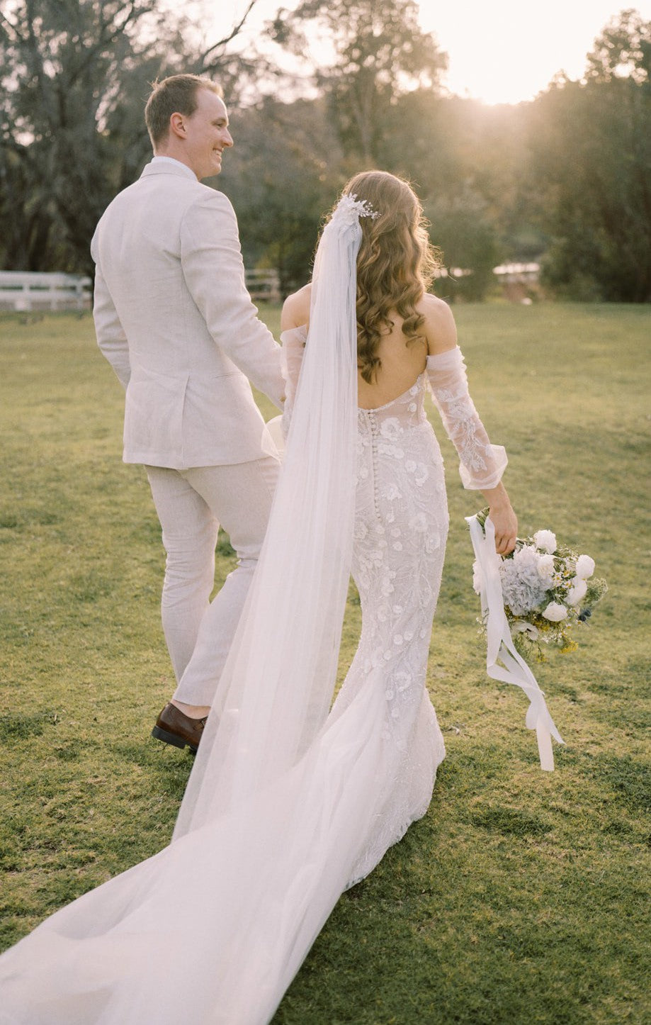 C2025-PC402 - strapless 3D embellished wedding gown