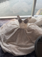 C2023-BG71K - vestido de novia con escote abierto y cuentas, vestido de novia con hombros descubiertos