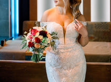 C2023-EPS vestido de novia con hombros descubiertos y talla grande