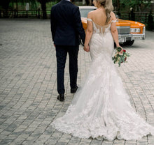 C2023-EPS vestido de novia con hombros descubiertos y talla grande