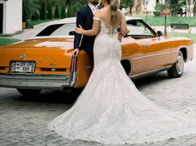 C2023-EPS vestido de novia con hombros descubiertos y talla grande