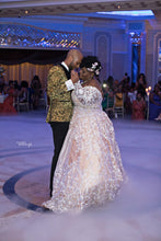 C2023-OSL668 - vestido de novia de encaje de talla grande con hombros descubiertos y manga larga