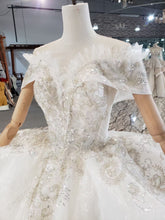 Style 8099 - Off the shoulder ball gown wedding dress FOR SALE