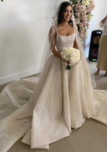 C2023-BB221 - Vestido de novia estilo vestido de gala formal con pedrería y tirantes finos