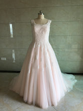 Style DOL-Y004 - Pastel Pink sleeveless wedding gown