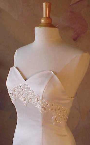 Estilo #CB240 - Vestidos de novia de sirena sin tirantes