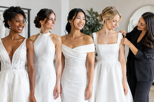Bridal Neckline Selection for a Custom Gown