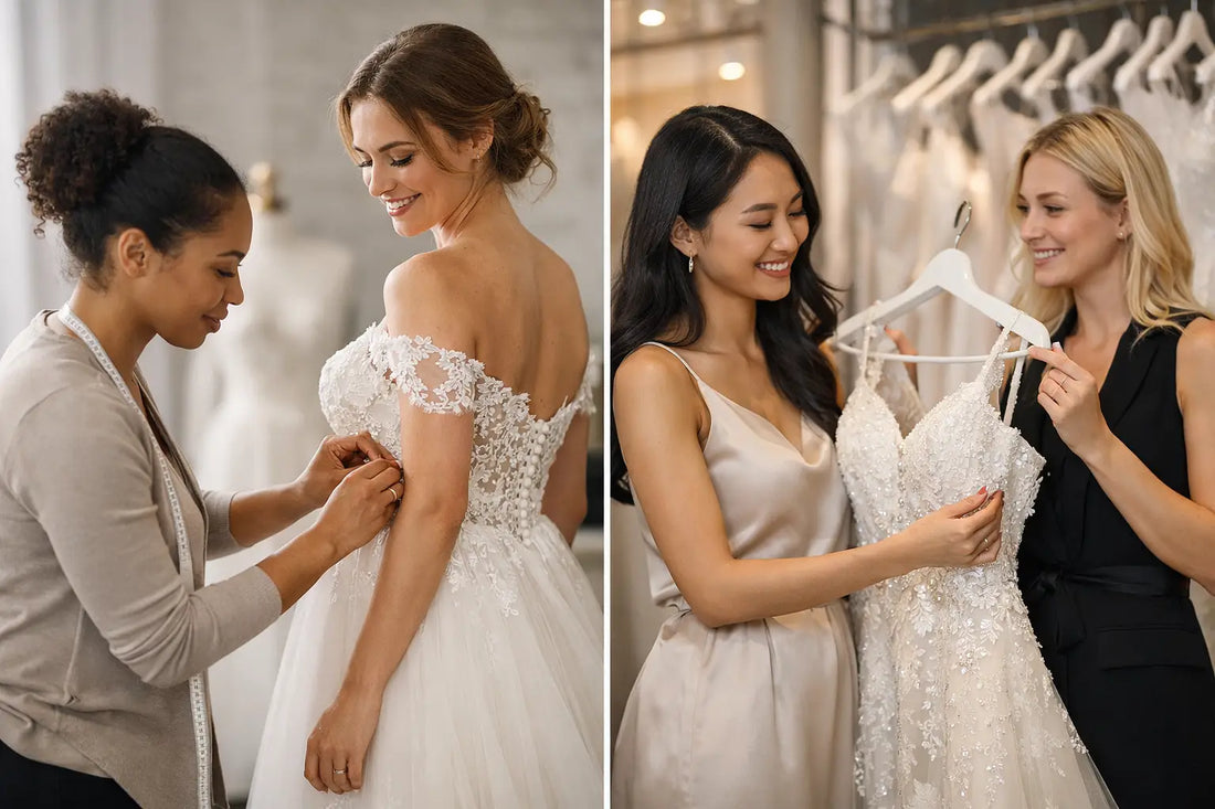 Custom Gown Versus Designer Retail, Compared
