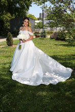C2023-OS109h - Off the shoulder ball gown wedding dress