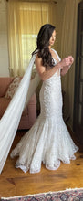 C2023-B916 - Robe de mariée sexy sans manches ornée d'un col en V profond