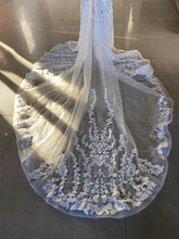 C2023-LSV88 - Berta Bridal Inspired Long Sleeve deep sexy v-neck beaded wedding gown