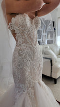 C2024-SL396 - robe de mariée bustier en dentelle chérie