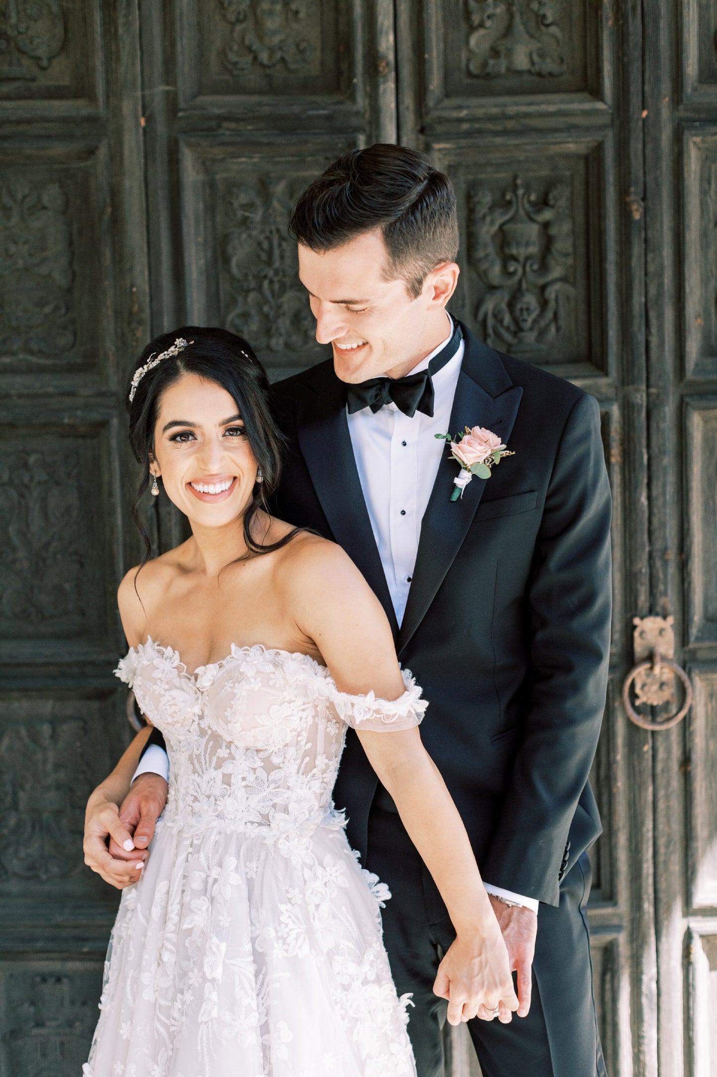 C2024-A23 - strapless a-line wedding gown with off the shoulder arm straps