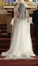 C2024-AS81G - strapless a-line corset wedding dress with draping off the shoulder arm straps