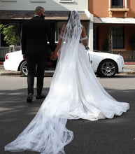 C2024-AS81G - strapless a-line corset wedding dress with draping off the shoulder arm straps