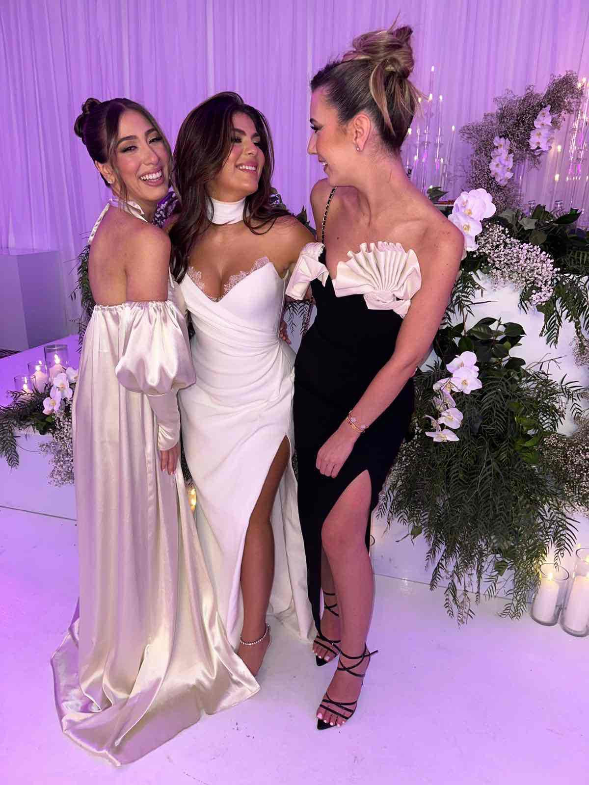 C2024-ES14 - off the shoulder ruched wedding gown