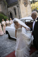 C2024-GL90 - embroidered lace embellished a-line wedding gown