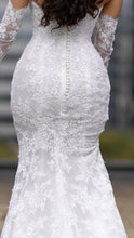 C2024-ZM90 - strapless beaded lace wedding gown