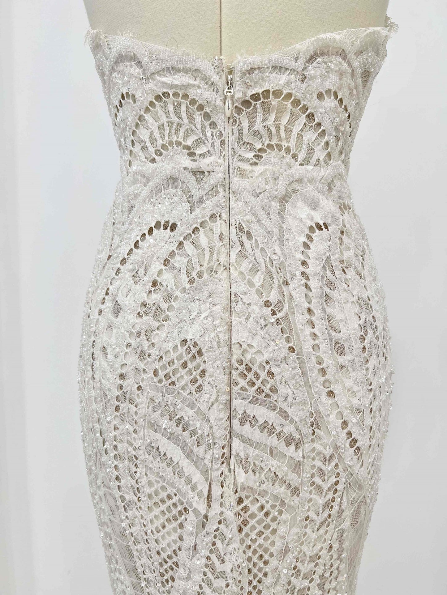 C2024-S339 - ornate strapless fit-and-flare mermaid wedding gown