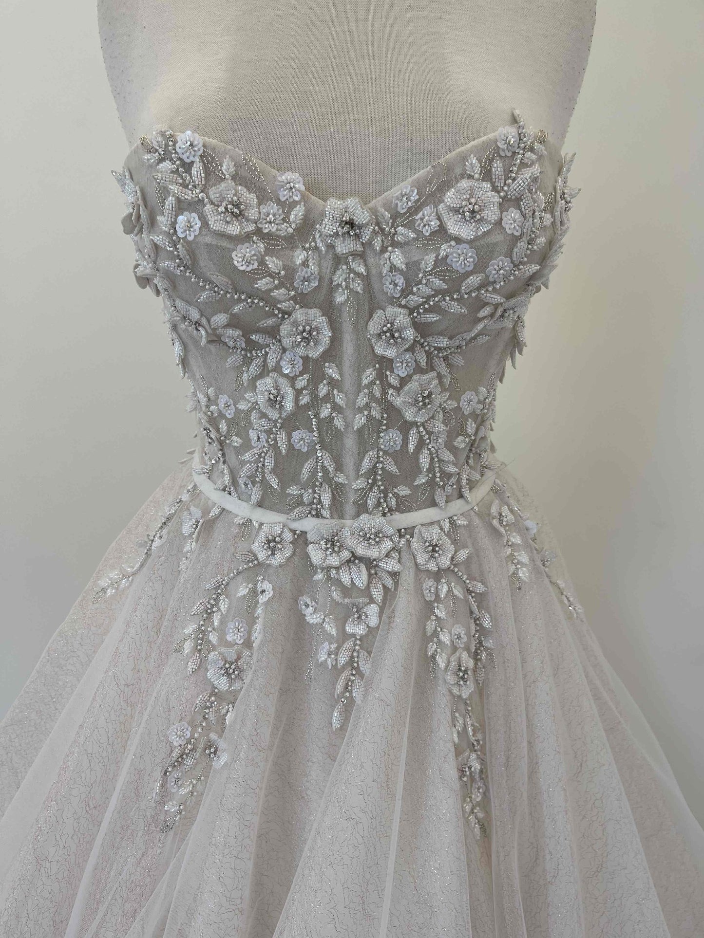 C2024-NB492x - strapless a-line ball gown wedding dress