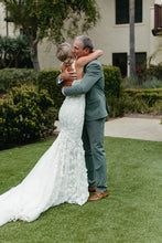 C2025-GL27 - sleeveless embroidered wedding gown