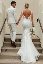 C2025-GL27 - sleeveless embroidered wedding gown