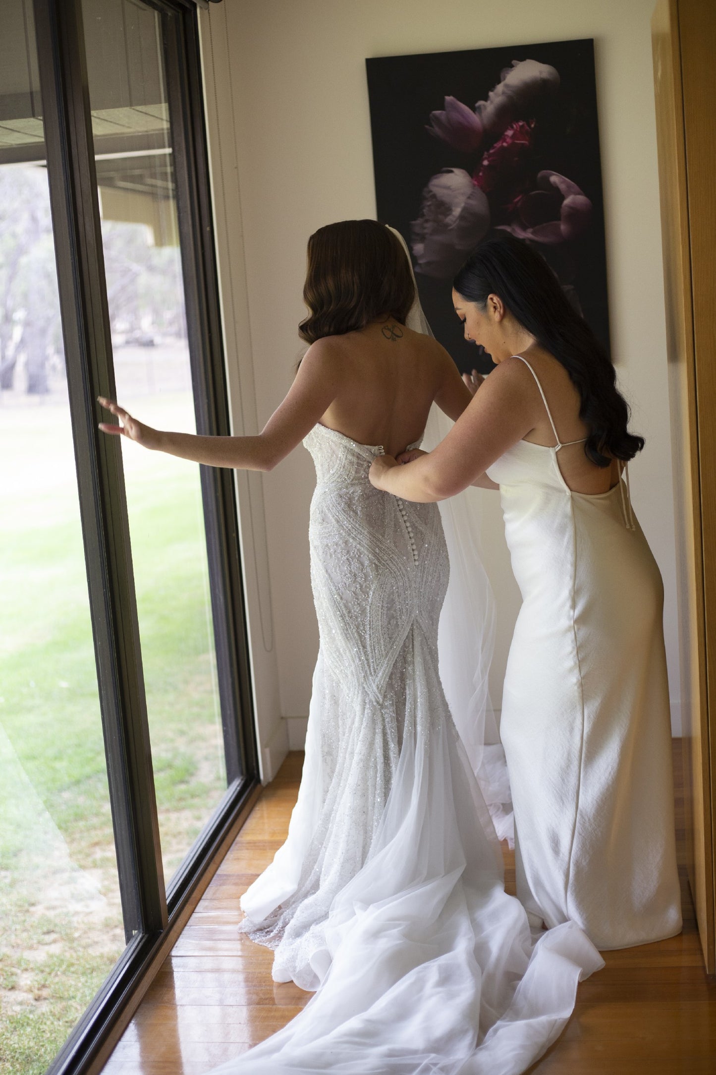 C2025-PC198 - beaded strapless sweetheart wedding gown