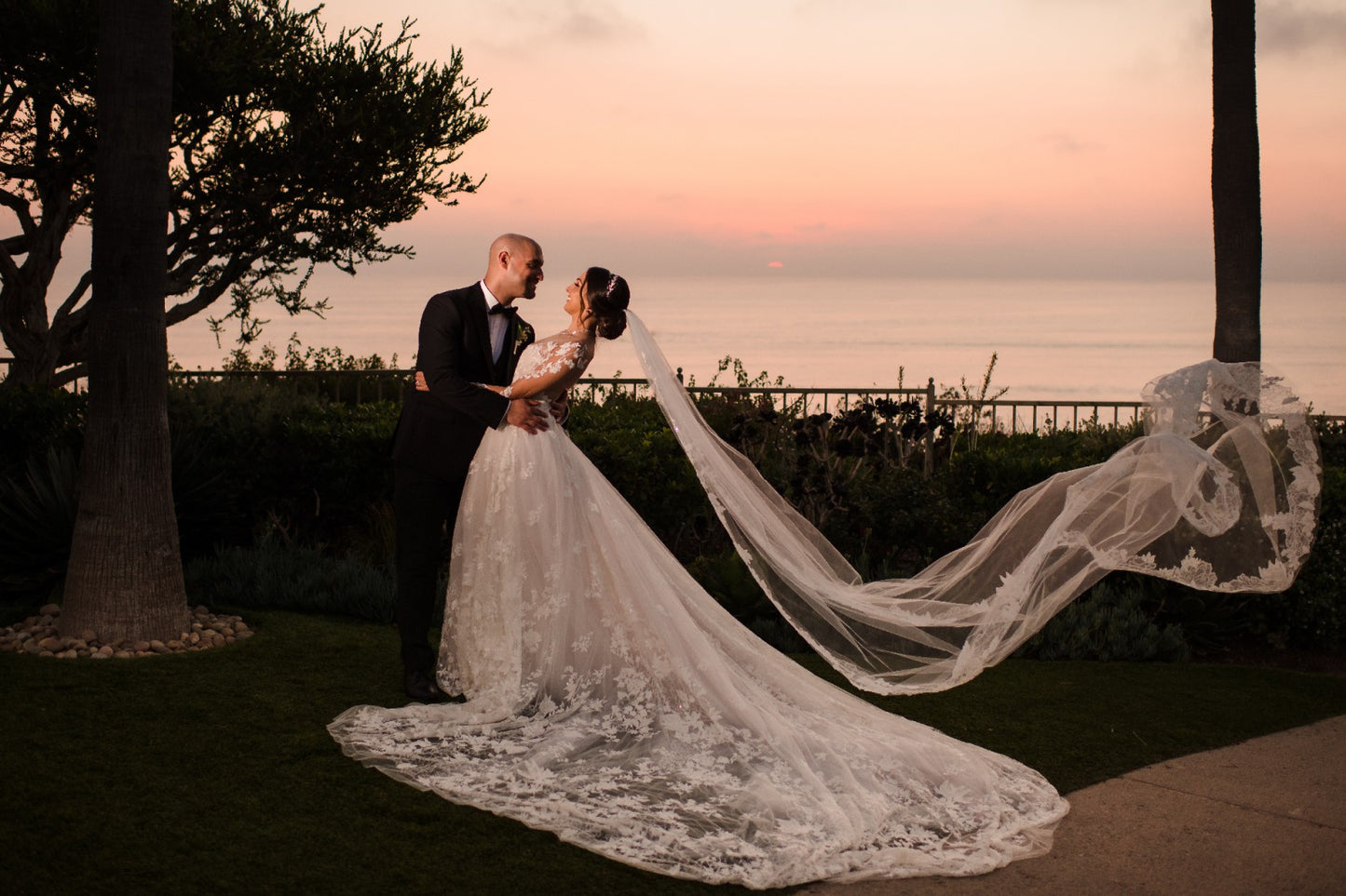 C2025-IDS - ball gown lace wedding dress