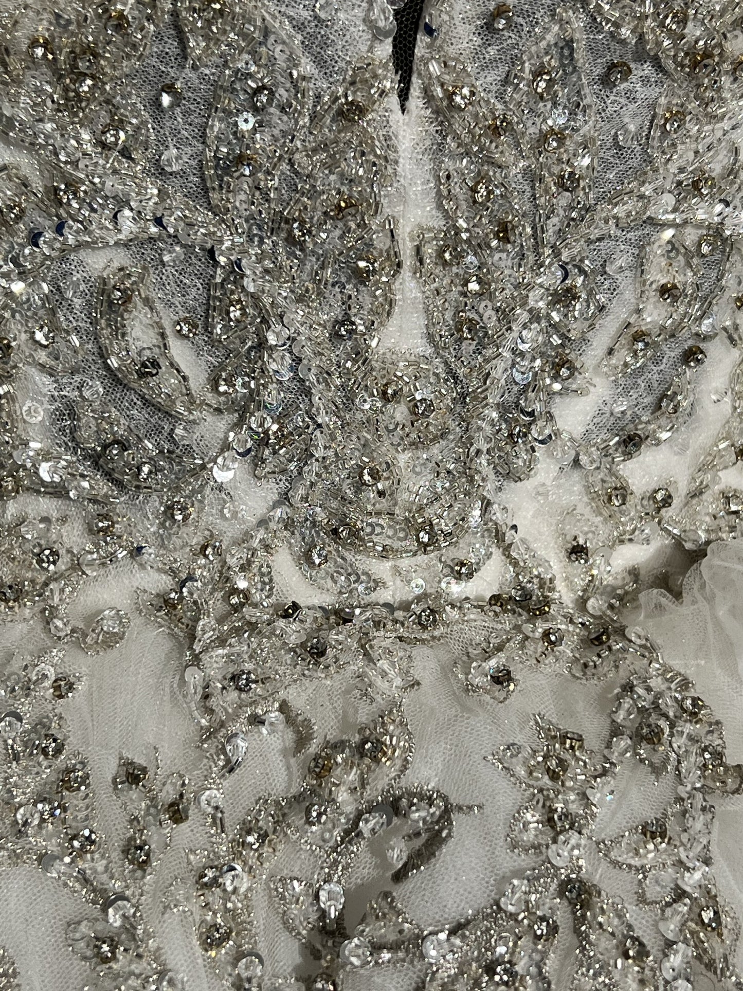 C2025-EA2844 - off the shoulder beaded bodice wedding ball gown