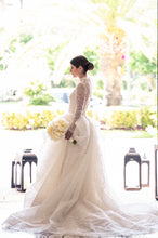 C2025-VW-1125 - Traditional long sleeve Modest lace Wedding Gown