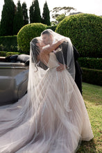 C2025-LDG110 - beaded strapless a-line wedding ball gown