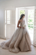 C2025-LDG110 - beaded strapless a-line wedding ball gown
