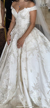 C2025-SY930 - beaded off the shoulder ball gown wedding dress