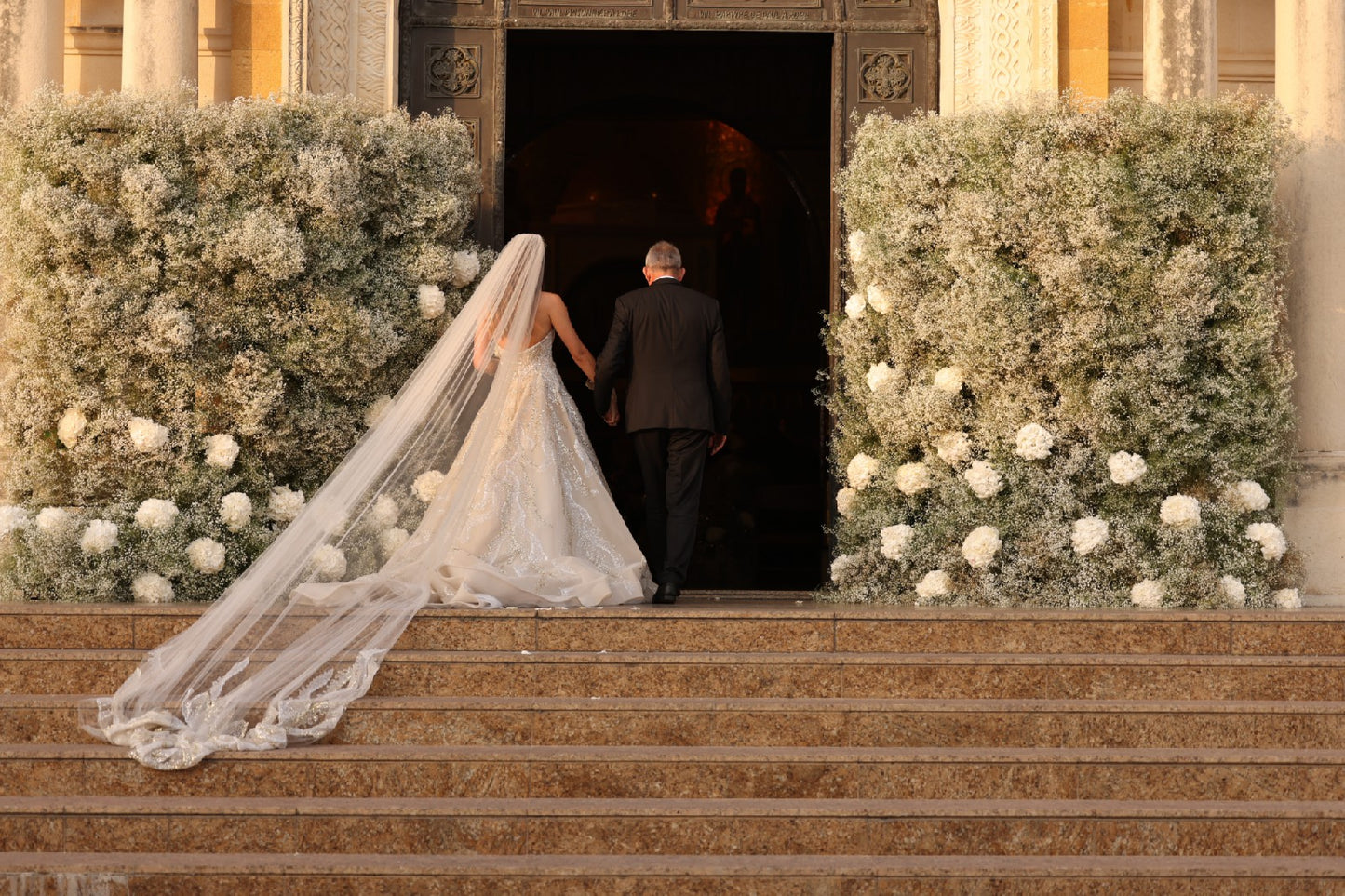 C2025-TWs05 - strapless beaded wedding gown