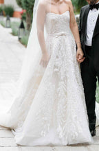 C2025-ES1725 - strapless beaded a-line wedding gown