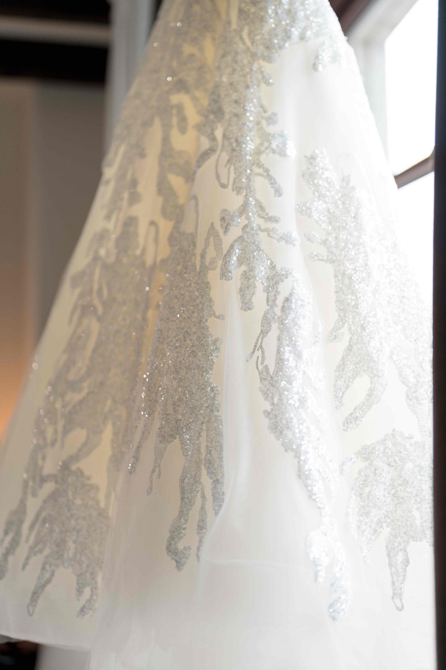 C2025-ES1725 - strapless beaded a-line wedding gown