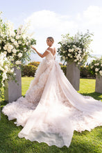 C2025-ML19 - off the shoulder plus size wedding dress