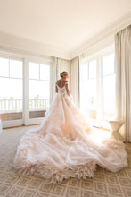 C2025-ML19 - off the shoulder plus size wedding dress