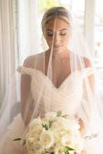 C2025-ML19 - off the shoulder plus size wedding dress