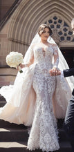 C2025-SK05 - beaded embroidery wedding gown
