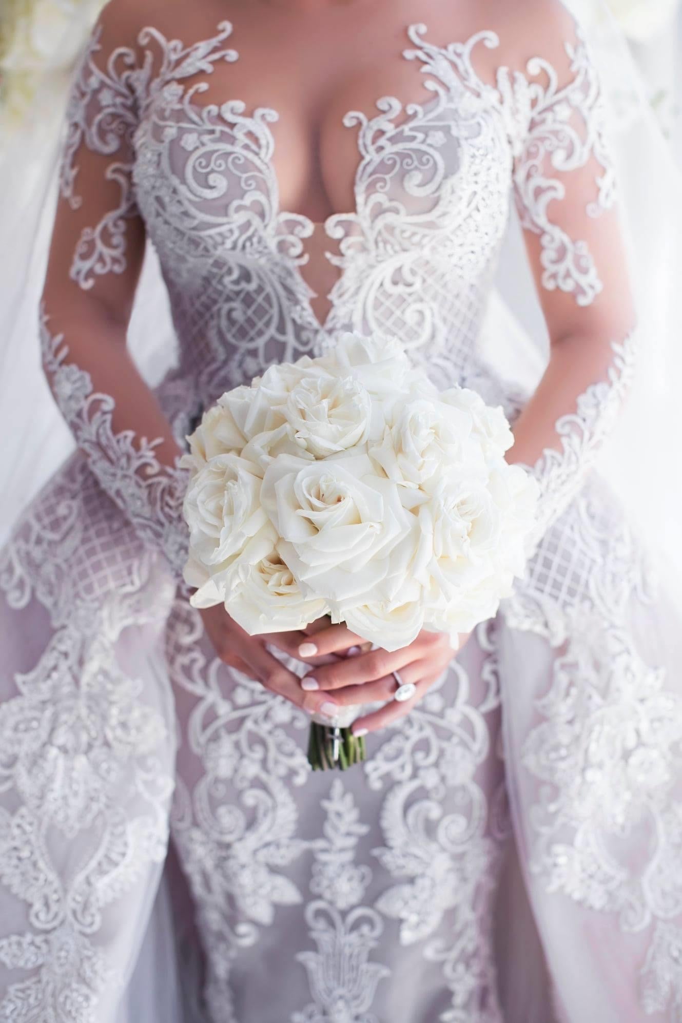 C2025-SK05 - beaded embroidery wedding gown