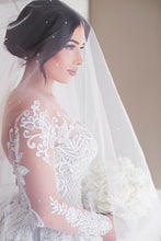C2025-SK05 - beaded embroidery wedding gown
