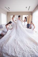 C2025-SK05 - beaded embroidery wedding gown