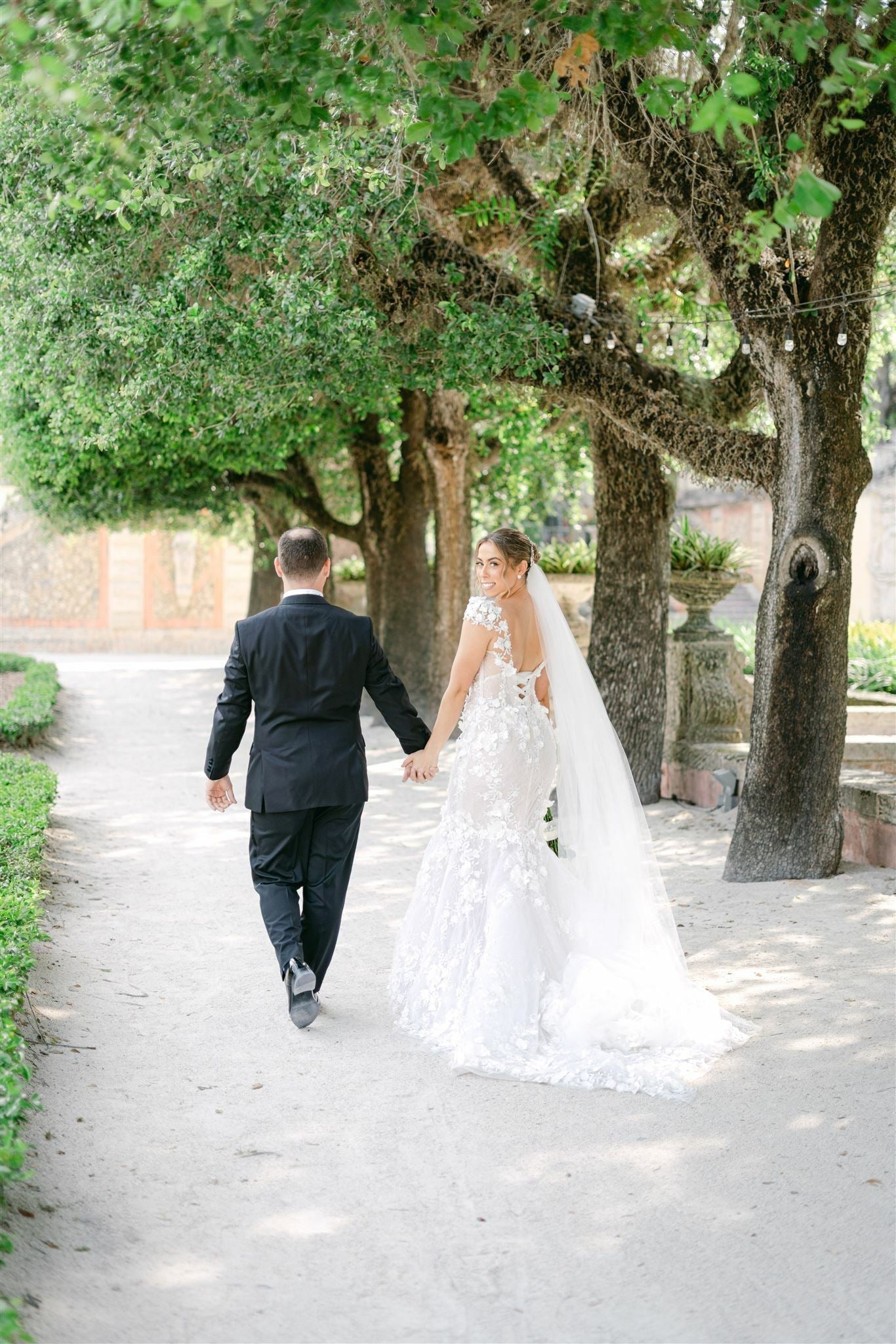 C2025-PT10 - fitted 3D embellished wedding gown