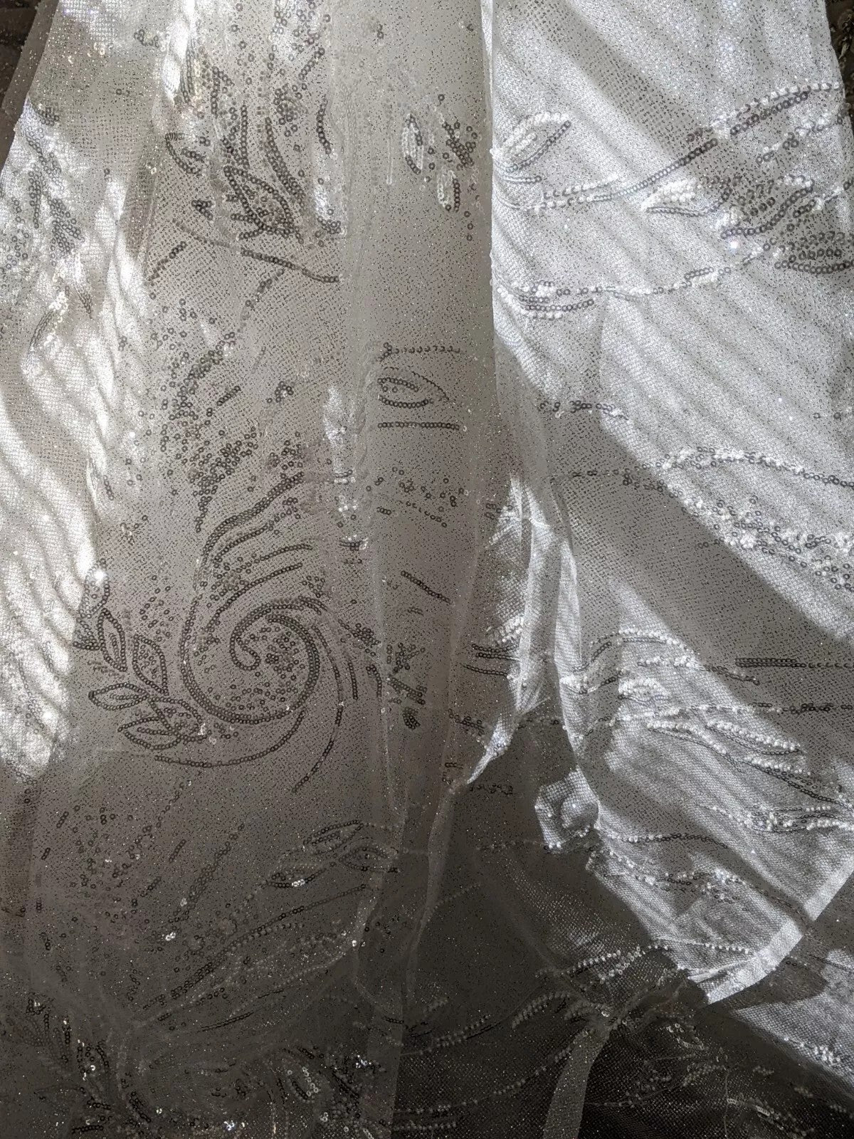 C2025-PB17 - crystal bling beaded plus size wedding gown