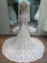 Style C2015-MJLS - replication of a long sleeve wedding gown inspired by Inbal Dror