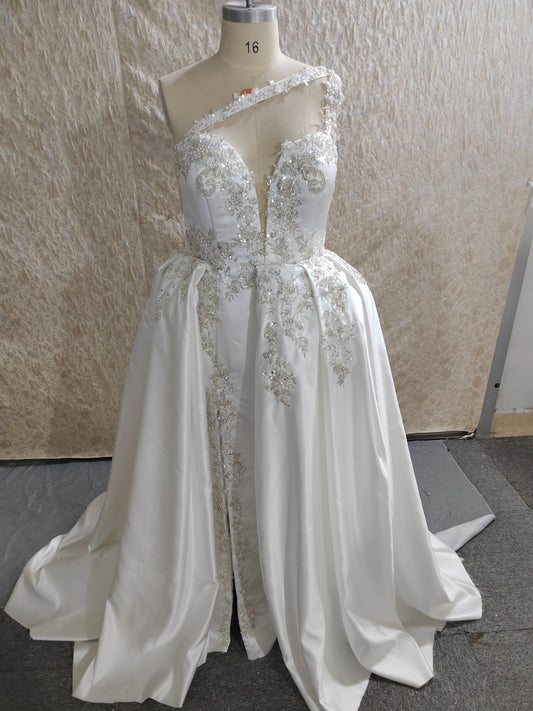 C2023-Georgianna – sweetheart beaded ball gown wedding dress